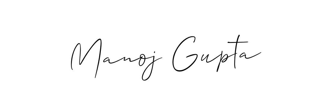 Create a beautiful signature design for name Manoj Gupta. With this signature (Allison_Script) fonts, you can make a handwritten signature for free. Manoj Gupta signature style 2 images and pictures png