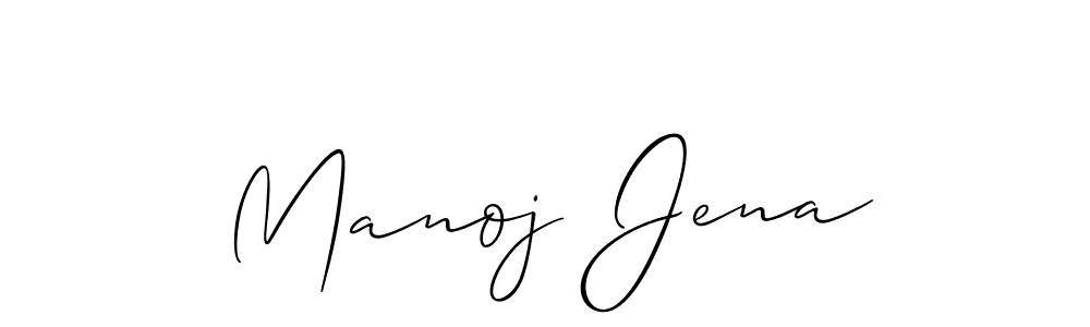 Make a short Manoj Jena signature style. Manage your documents anywhere anytime using Allison_Script. Create and add eSignatures, submit forms, share and send files easily. Manoj Jena signature style 2 images and pictures png