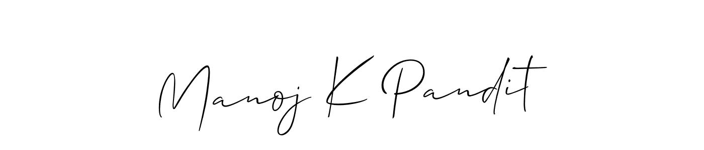 Similarly Allison_Script is the best handwritten signature design. Signature creator online .You can use it as an online autograph creator for name Manoj K Pandit. Manoj K Pandit signature style 2 images and pictures png