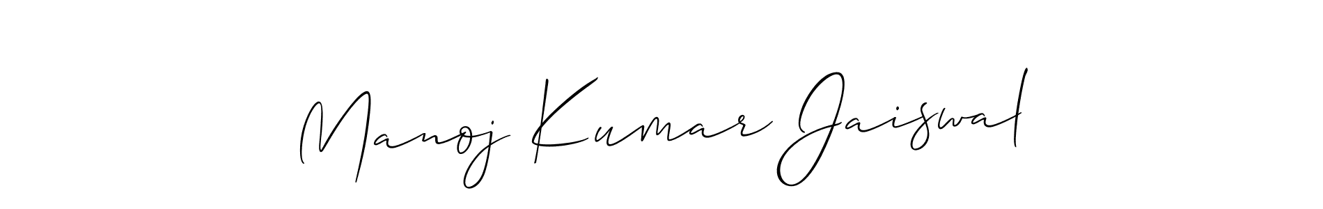 This is the best signature style for the Manoj Kumar Jaiswal name. Also you like these signature font (Allison_Script). Mix name signature. Manoj Kumar Jaiswal signature style 2 images and pictures png
