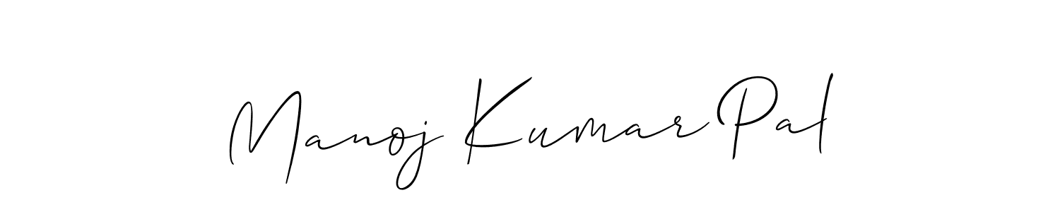 Manoj Kumar Pal stylish signature style. Best Handwritten Sign (Allison_Script) for my name. Handwritten Signature Collection Ideas for my name Manoj Kumar Pal. Manoj Kumar Pal signature style 2 images and pictures png