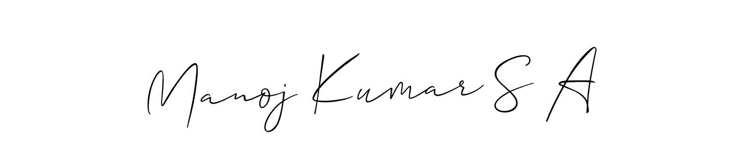 Once you've used our free online signature maker to create your best signature Allison_Script style, it's time to enjoy all of the benefits that Manoj Kumar S A name signing documents. Manoj Kumar S A signature style 2 images and pictures png