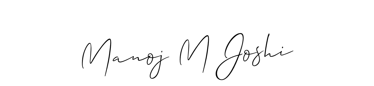 Once you've used our free online signature maker to create your best signature Allison_Script style, it's time to enjoy all of the benefits that Manoj M Joshi name signing documents. Manoj M Joshi signature style 2 images and pictures png