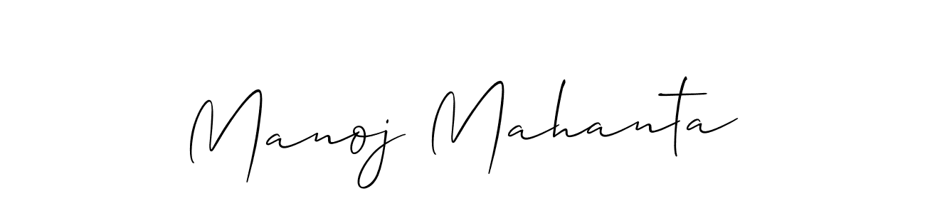 It looks lik you need a new signature style for name Manoj Mahanta. Design unique handwritten (Allison_Script) signature with our free signature maker in just a few clicks. Manoj Mahanta signature style 2 images and pictures png