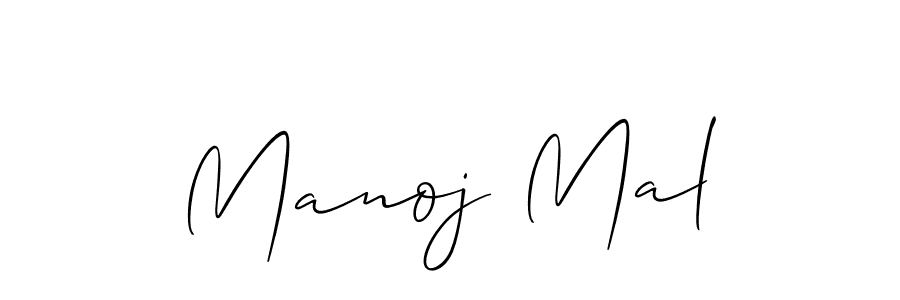 Create a beautiful signature design for name Manoj Mal. With this signature (Allison_Script) fonts, you can make a handwritten signature for free. Manoj Mal signature style 2 images and pictures png