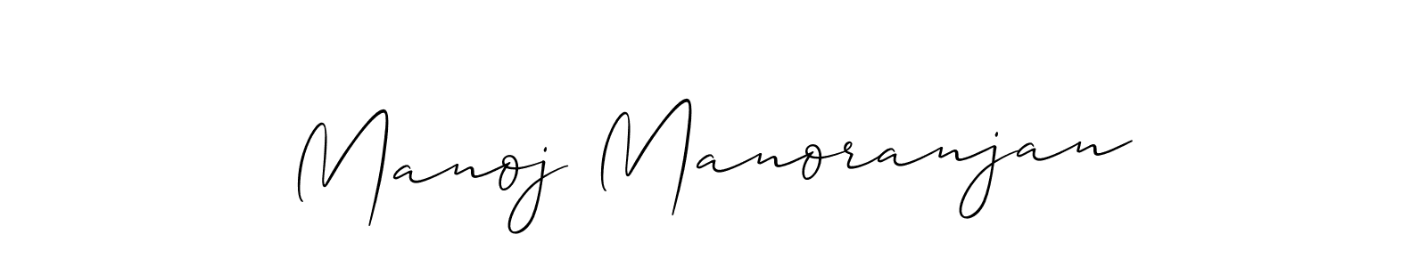 Make a short Manoj Manoranjan signature style. Manage your documents anywhere anytime using Allison_Script. Create and add eSignatures, submit forms, share and send files easily. Manoj Manoranjan signature style 2 images and pictures png