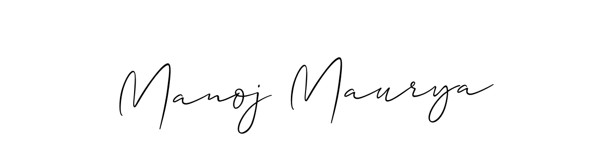 if you are searching for the best signature style for your name Manoj Maurya. so please give up your signature search. here we have designed multiple signature styles  using Allison_Script. Manoj Maurya signature style 2 images and pictures png