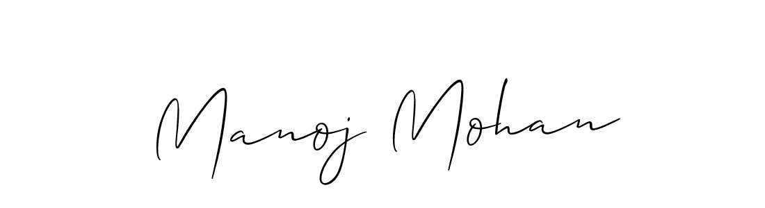 It looks lik you need a new signature style for name Manoj Mohan. Design unique handwritten (Allison_Script) signature with our free signature maker in just a few clicks. Manoj Mohan signature style 2 images and pictures png