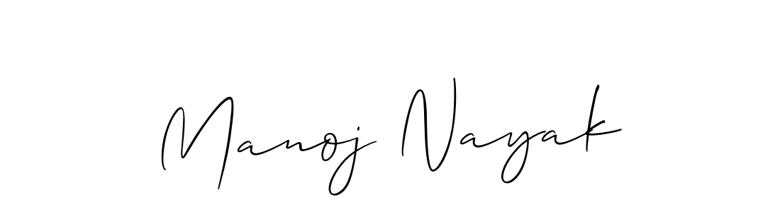 The best way (Allison_Script) to make a short signature is to pick only two or three words in your name. The name Manoj Nayak include a total of six letters. For converting this name. Manoj Nayak signature style 2 images and pictures png