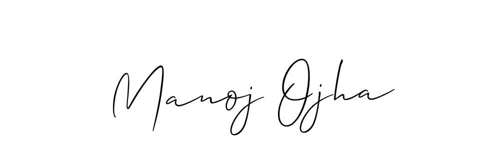 Best and Professional Signature Style for Manoj Ojha. Allison_Script Best Signature Style Collection. Manoj Ojha signature style 2 images and pictures png