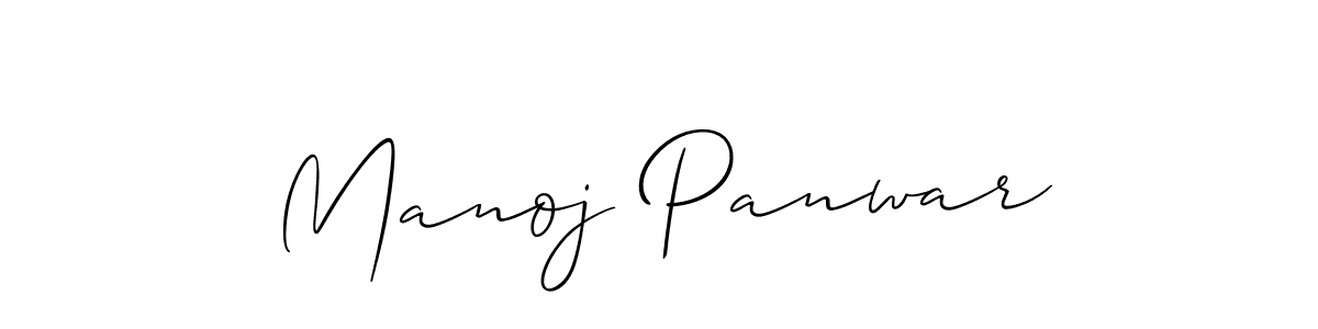 It looks lik you need a new signature style for name Manoj Panwar. Design unique handwritten (Allison_Script) signature with our free signature maker in just a few clicks. Manoj Panwar signature style 2 images and pictures png