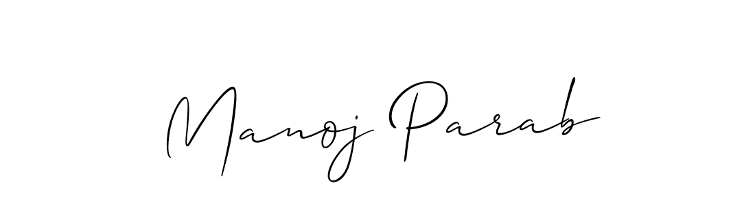 You should practise on your own different ways (Allison_Script) to write your name (Manoj Parab) in signature. don't let someone else do it for you. Manoj Parab signature style 2 images and pictures png