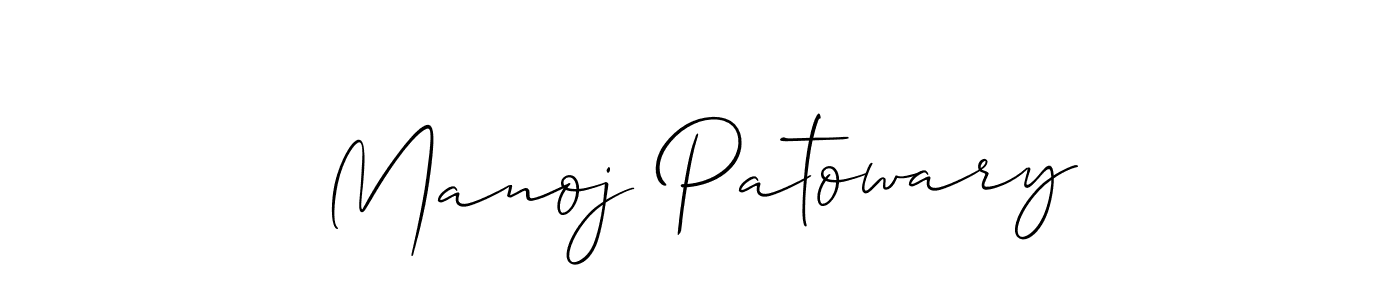 Also You can easily find your signature by using the search form. We will create Manoj Patowary name handwritten signature images for you free of cost using Allison_Script sign style. Manoj Patowary signature style 2 images and pictures png