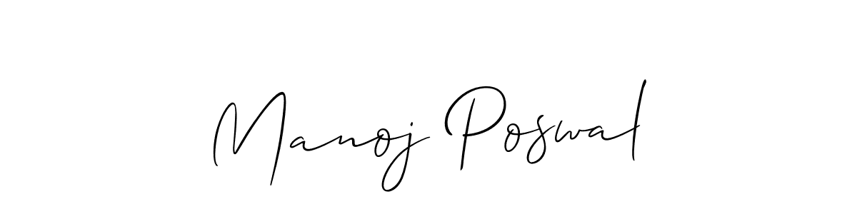 Also You can easily find your signature by using the search form. We will create Manoj Poswal name handwritten signature images for you free of cost using Allison_Script sign style. Manoj Poswal signature style 2 images and pictures png