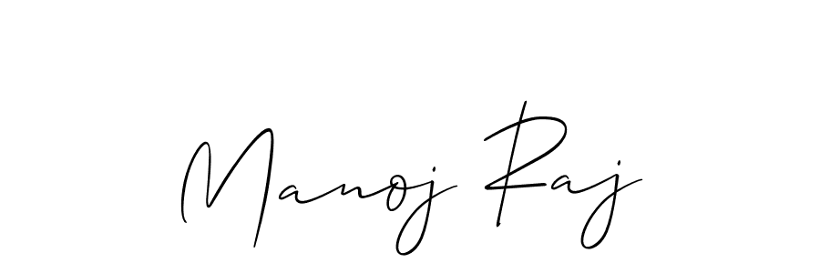 You should practise on your own different ways (Allison_Script) to write your name (Manoj Raj) in signature. don't let someone else do it for you. Manoj Raj signature style 2 images and pictures png