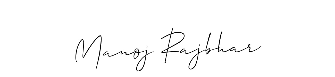 Similarly Allison_Script is the best handwritten signature design. Signature creator online .You can use it as an online autograph creator for name Manoj Rajbhar. Manoj Rajbhar signature style 2 images and pictures png