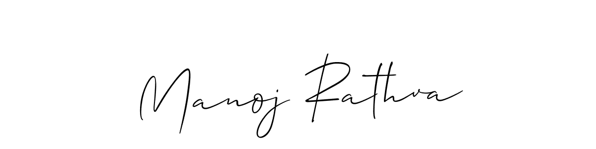 How to Draw Manoj Rathva signature style? Allison_Script is a latest design signature styles for name Manoj Rathva. Manoj Rathva signature style 2 images and pictures png