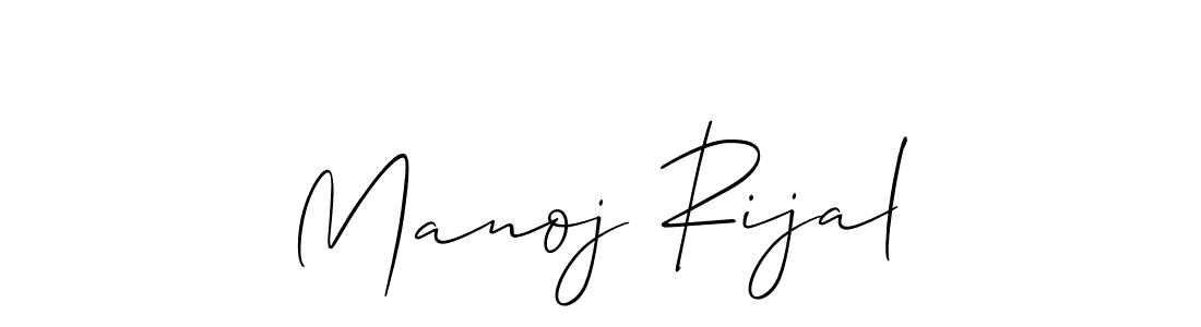if you are searching for the best signature style for your name Manoj Rijal. so please give up your signature search. here we have designed multiple signature styles  using Allison_Script. Manoj Rijal signature style 2 images and pictures png