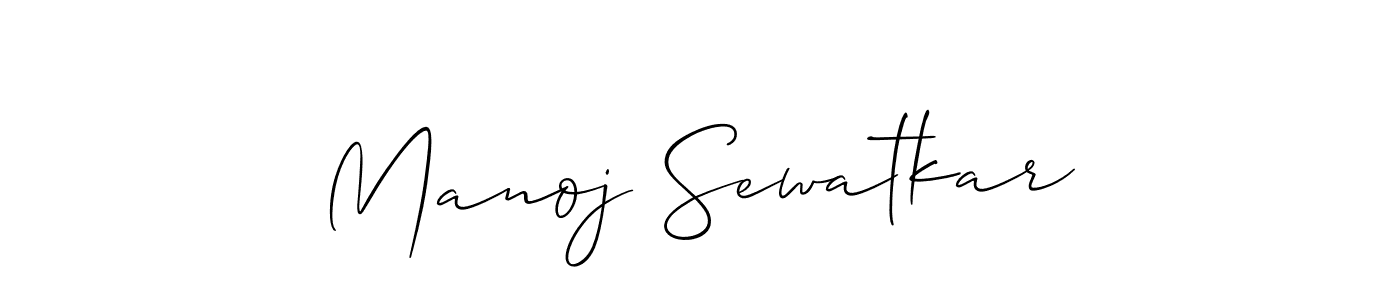 Similarly Allison_Script is the best handwritten signature design. Signature creator online .You can use it as an online autograph creator for name Manoj Sewatkar. Manoj Sewatkar signature style 2 images and pictures png