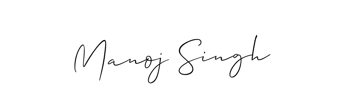 Also we have Manoj Singh name is the best signature style. Create professional handwritten signature collection using Allison_Script autograph style. Manoj Singh signature style 2 images and pictures png