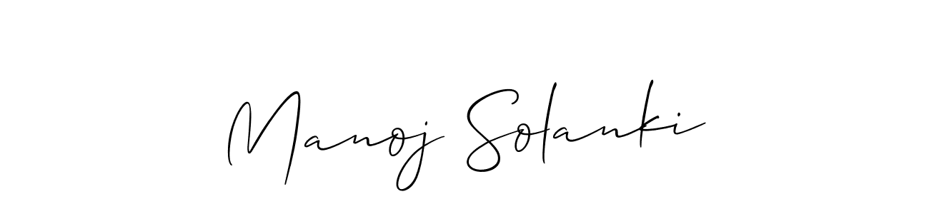 Manoj Solanki stylish signature style. Best Handwritten Sign (Allison_Script) for my name. Handwritten Signature Collection Ideas for my name Manoj Solanki. Manoj Solanki signature style 2 images and pictures png