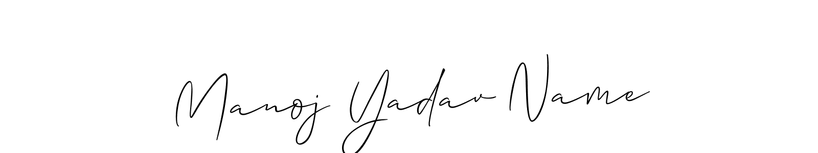if you are searching for the best signature style for your name Manoj Yadav Name. so please give up your signature search. here we have designed multiple signature styles  using Allison_Script. Manoj Yadav Name signature style 2 images and pictures png