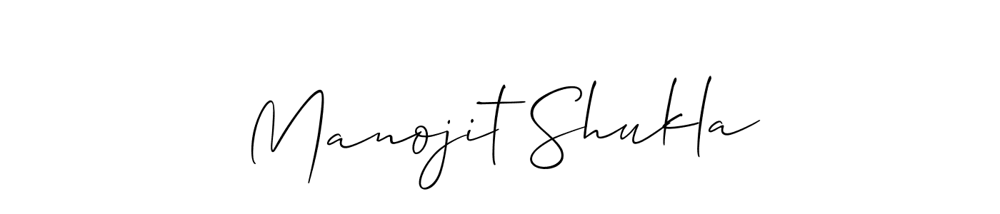 Also You can easily find your signature by using the search form. We will create Manojit Shukla name handwritten signature images for you free of cost using Allison_Script sign style. Manojit Shukla signature style 2 images and pictures png