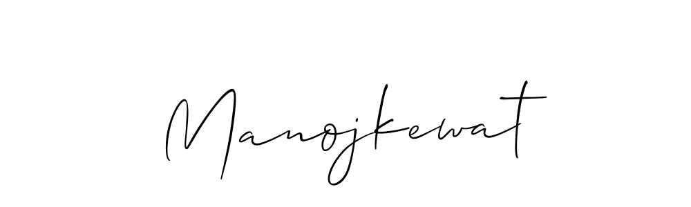 Also we have Manojkewat name is the best signature style. Create professional handwritten signature collection using Allison_Script autograph style. Manojkewat signature style 2 images and pictures png