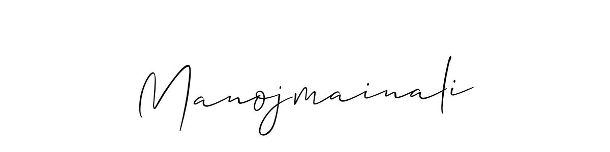 It looks lik you need a new signature style for name Manojmainali. Design unique handwritten (Allison_Script) signature with our free signature maker in just a few clicks. Manojmainali signature style 2 images and pictures png