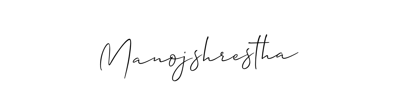 if you are searching for the best signature style for your name Manojshrestha. so please give up your signature search. here we have designed multiple signature styles  using Allison_Script. Manojshrestha signature style 2 images and pictures png