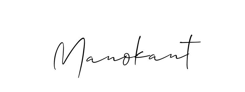 Use a signature maker to create a handwritten signature online. With this signature software, you can design (Allison_Script) your own signature for name Manokant. Manokant signature style 2 images and pictures png