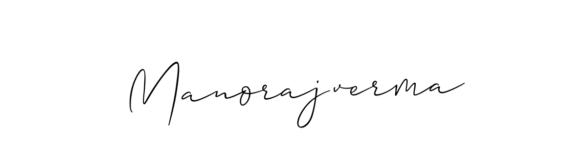 Also we have Manorajverma name is the best signature style. Create professional handwritten signature collection using Allison_Script autograph style. Manorajverma signature style 2 images and pictures png
