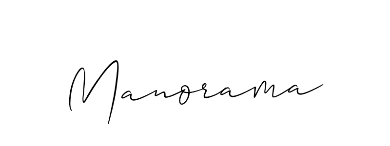 Make a beautiful signature design for name Manorama. With this signature (Allison_Script) style, you can create a handwritten signature for free. Manorama signature style 2 images and pictures png