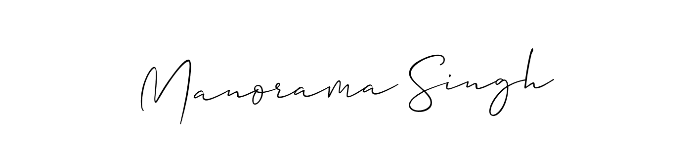 How to Draw Manorama Singh signature style? Allison_Script is a latest design signature styles for name Manorama Singh. Manorama Singh signature style 2 images and pictures png