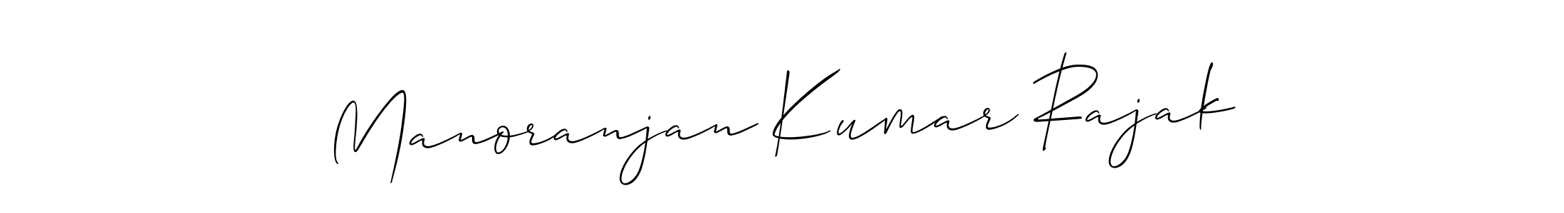 How to make Manoranjan Kumar Rajak signature? Allison_Script is a professional autograph style. Create handwritten signature for Manoranjan Kumar Rajak name. Manoranjan Kumar Rajak signature style 2 images and pictures png