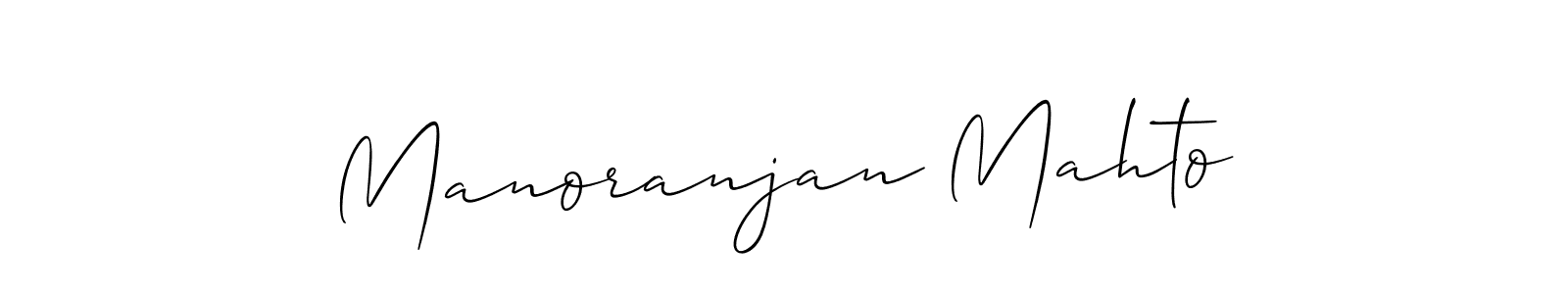 Also we have Manoranjan Mahto name is the best signature style. Create professional handwritten signature collection using Allison_Script autograph style. Manoranjan Mahto signature style 2 images and pictures png