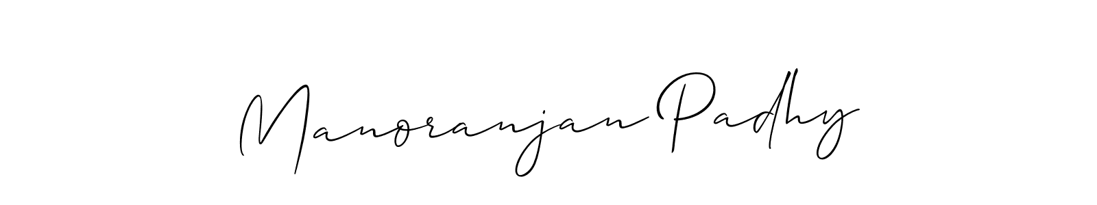 It looks lik you need a new signature style for name Manoranjan Padhy. Design unique handwritten (Allison_Script) signature with our free signature maker in just a few clicks. Manoranjan Padhy signature style 2 images and pictures png