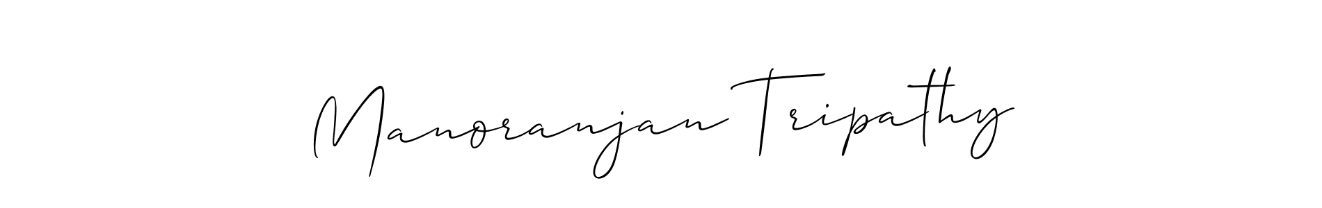 Make a beautiful signature design for name Manoranjan Tripathy. With this signature (Allison_Script) style, you can create a handwritten signature for free. Manoranjan Tripathy signature style 2 images and pictures png