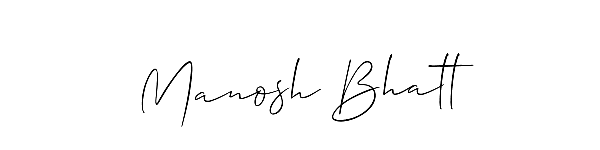 You can use this online signature creator to create a handwritten signature for the name Manosh Bhatt. This is the best online autograph maker. Manosh Bhatt signature style 2 images and pictures png