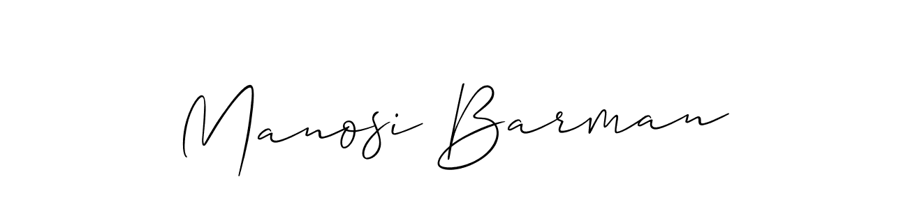 Once you've used our free online signature maker to create your best signature Allison_Script style, it's time to enjoy all of the benefits that Manosi Barman name signing documents. Manosi Barman signature style 2 images and pictures png