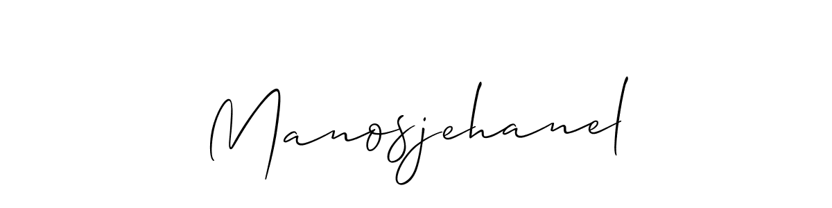 This is the best signature style for the Manosjehanel name. Also you like these signature font (Allison_Script). Mix name signature. Manosjehanel signature style 2 images and pictures png