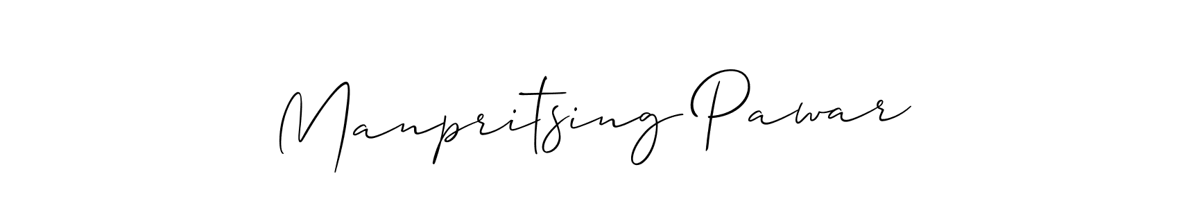 Make a beautiful signature design for name Manpritsing Pawar. Use this online signature maker to create a handwritten signature for free. Manpritsing Pawar signature style 2 images and pictures png