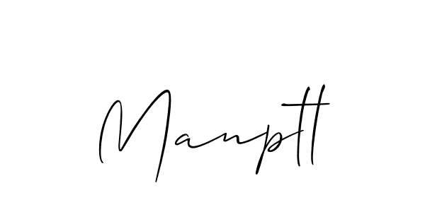 Make a beautiful signature design for name Manptl. With this signature (Allison_Script) style, you can create a handwritten signature for free. Manptl signature style 2 images and pictures png