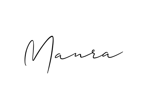 Create a beautiful signature design for name Manra. With this signature (Allison_Script) fonts, you can make a handwritten signature for free. Manra signature style 2 images and pictures png