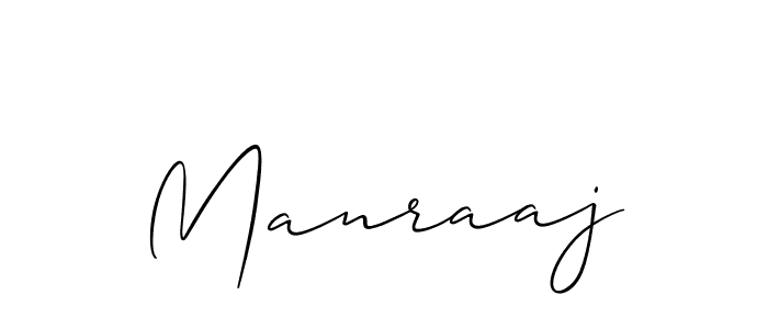 Use a signature maker to create a handwritten signature online. With this signature software, you can design (Allison_Script) your own signature for name Manraaj. Manraaj signature style 2 images and pictures png