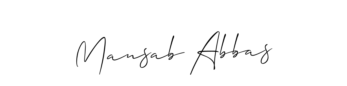How to Draw Mansab Abbas signature style? Allison_Script is a latest design signature styles for name Mansab Abbas. Mansab Abbas signature style 2 images and pictures png
