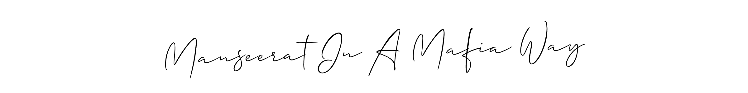 See photos of Manseerat In A Mafia Way official signature by Spectra . Check more albums & portfolios. Read reviews & check more about Allison_Script font. Manseerat In A Mafia Way signature style 2 images and pictures png