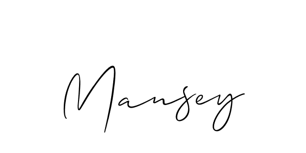 Also we have Mansey name is the best signature style. Create professional handwritten signature collection using Allison_Script autograph style. Mansey signature style 2 images and pictures png