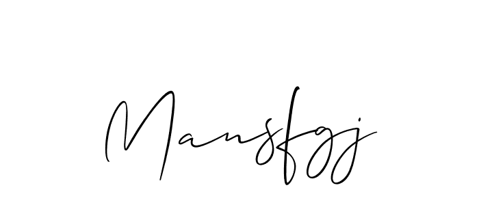 Make a beautiful signature design for name Mansfgj. Use this online signature maker to create a handwritten signature for free. Mansfgj signature style 2 images and pictures png