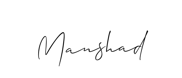 Allison_Script is a professional signature style that is perfect for those who want to add a touch of class to their signature. It is also a great choice for those who want to make their signature more unique. Get Manshad name to fancy signature for free. Manshad signature style 2 images and pictures png